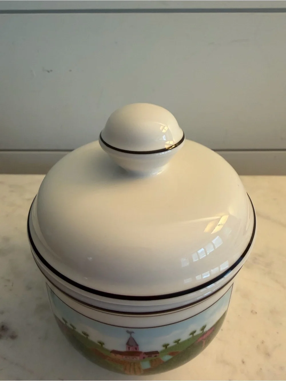 Villeroy & Boch Naïf Covered Sugar Bowl NEW